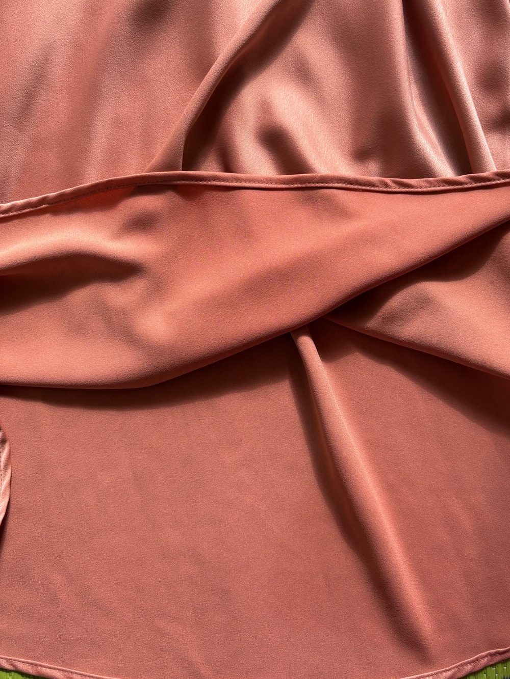 Anthropologie BHLDN Leila Satin Charmeuse Maxi Dress Size 2 In Dusty Rose - Picture 10 of 12